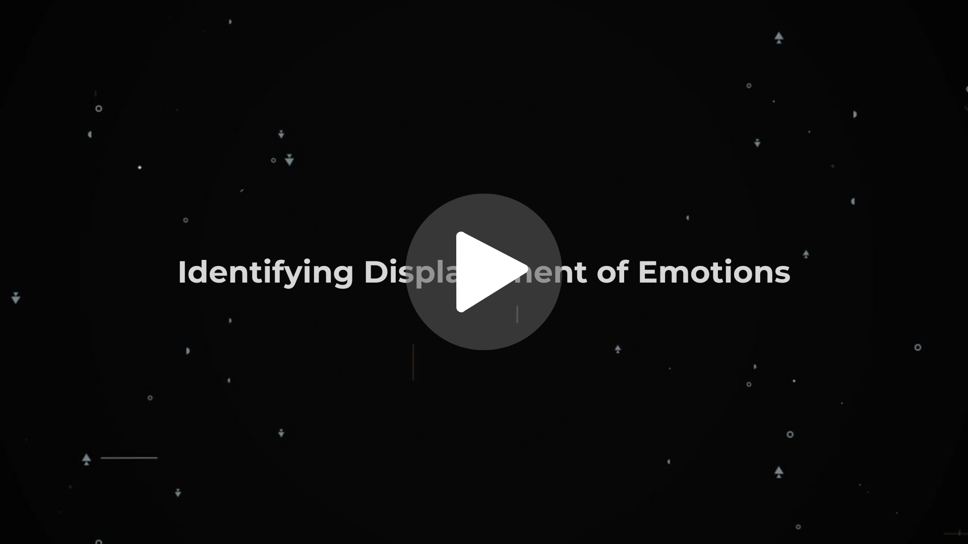 Identifying Displacement of Emotions